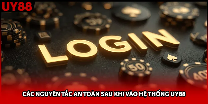 Các nguyên tắc an toàn sau khi vào hệ thống UY88